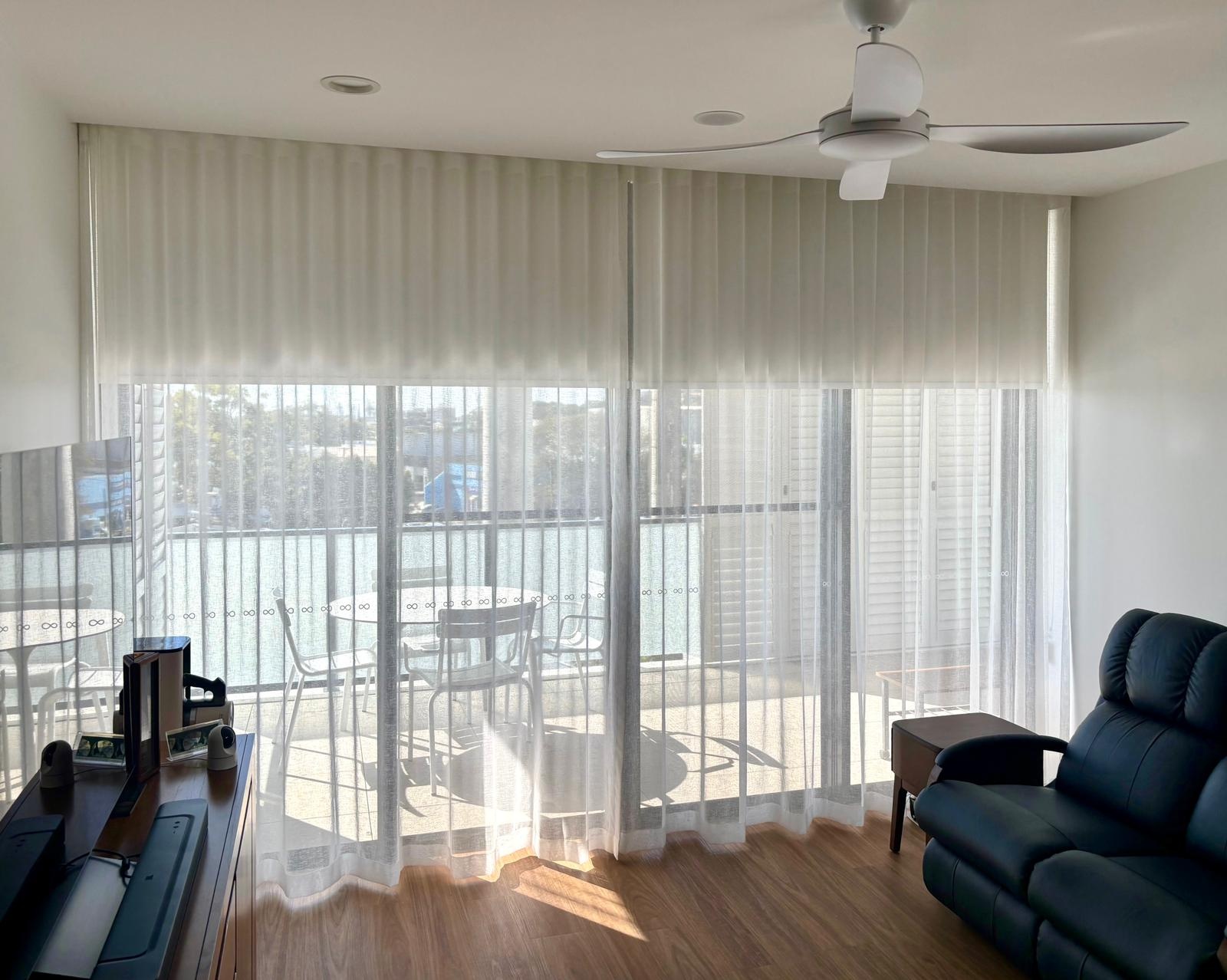 Sheer Surf Wave Curtains